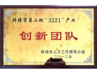 蚌埠市第二批“3221”產(chǎn)業(yè)創(chuàng)新團(tuán)隊(duì)(The second "3221" Industrial innovation team of Bengbu)